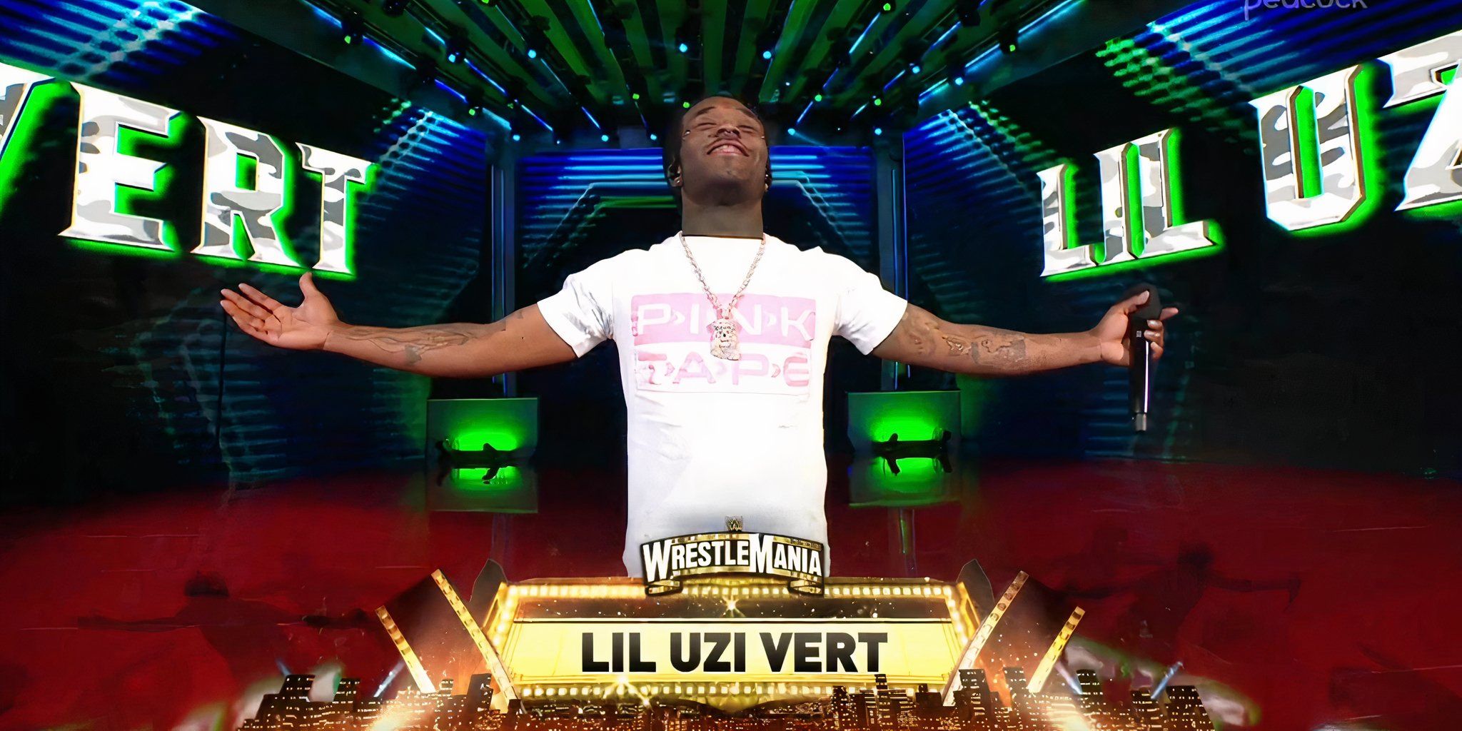 Lil Uzi Vert at WrestleMania 39