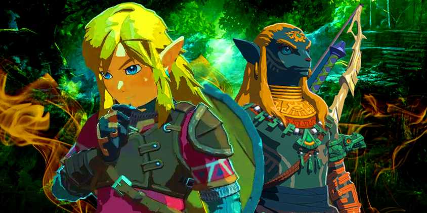 Link from Zelda: TOTK with Ancient Hero's Aspect