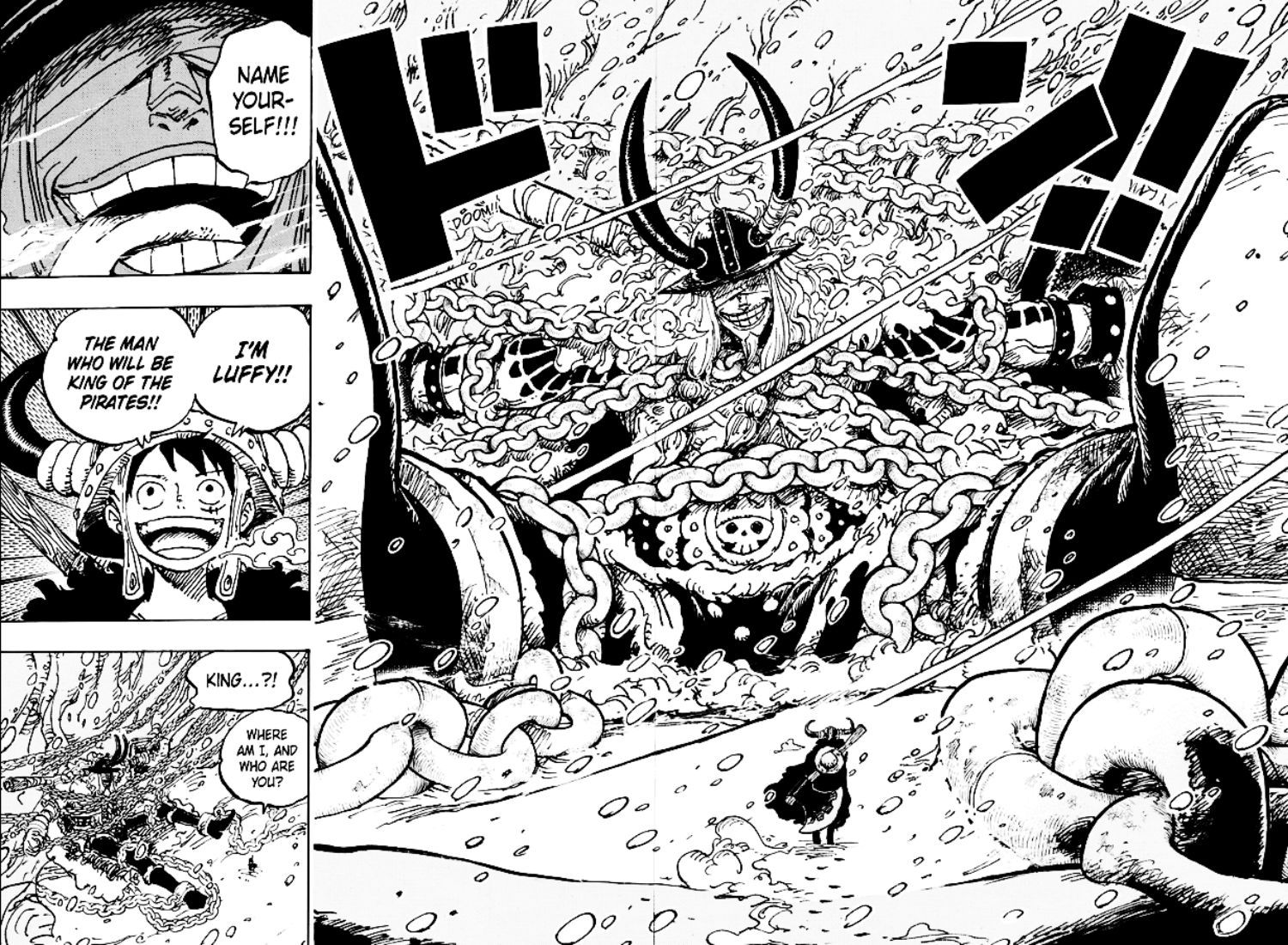 Loki reveal from One Piece Chapter #1130