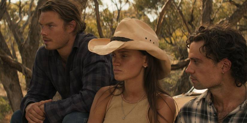 Marshall, Sharnie, and Rich look into distance