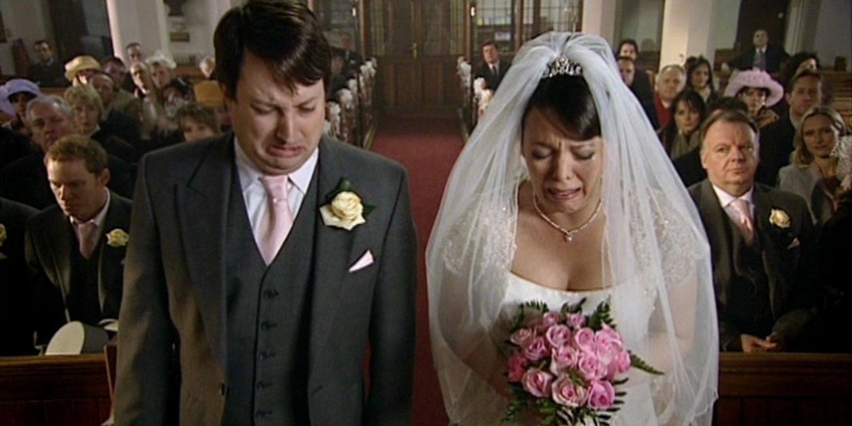 Mark and Sophie's wedding in Peep Show