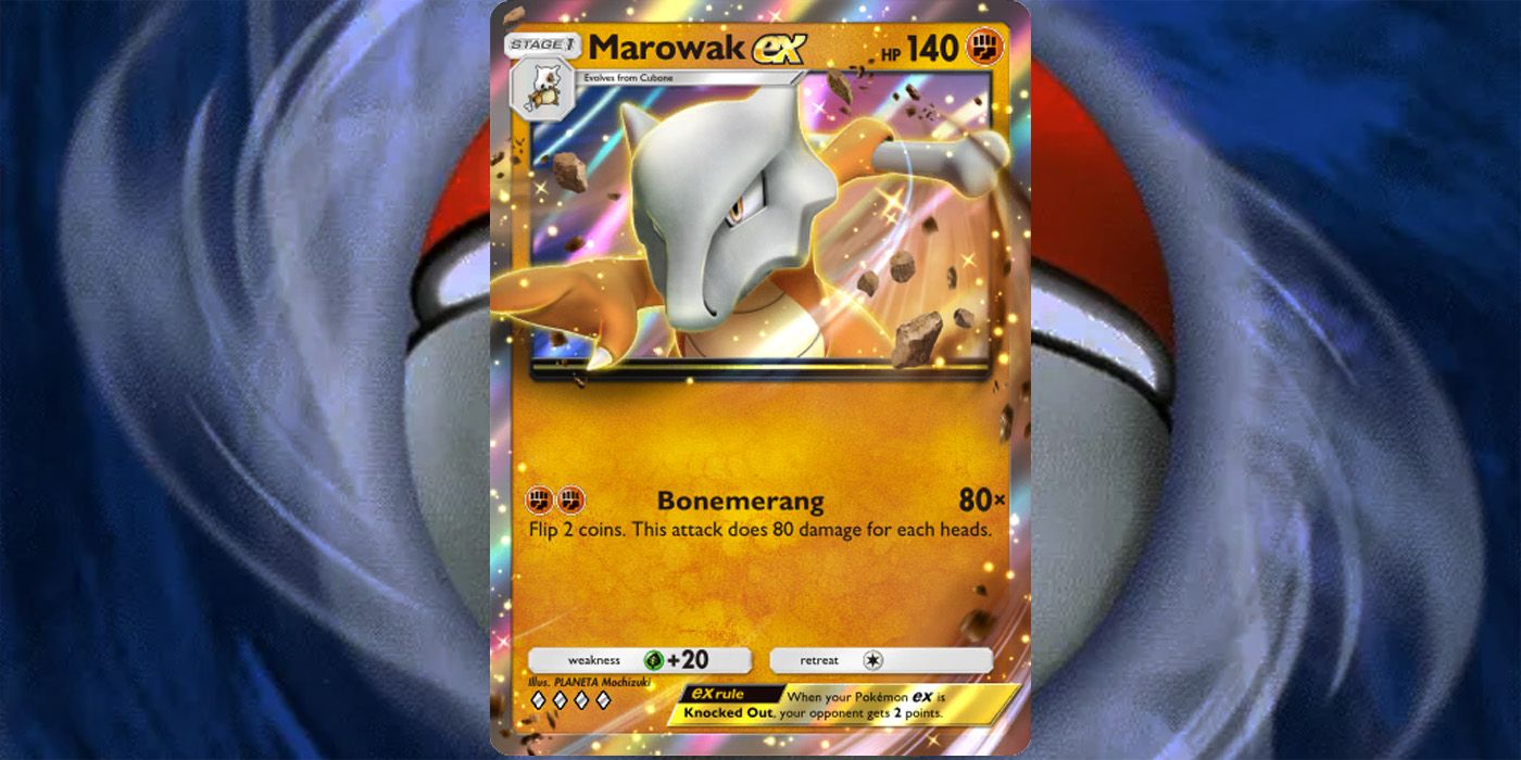 Marowak ex do Pokémon TCG Pocket