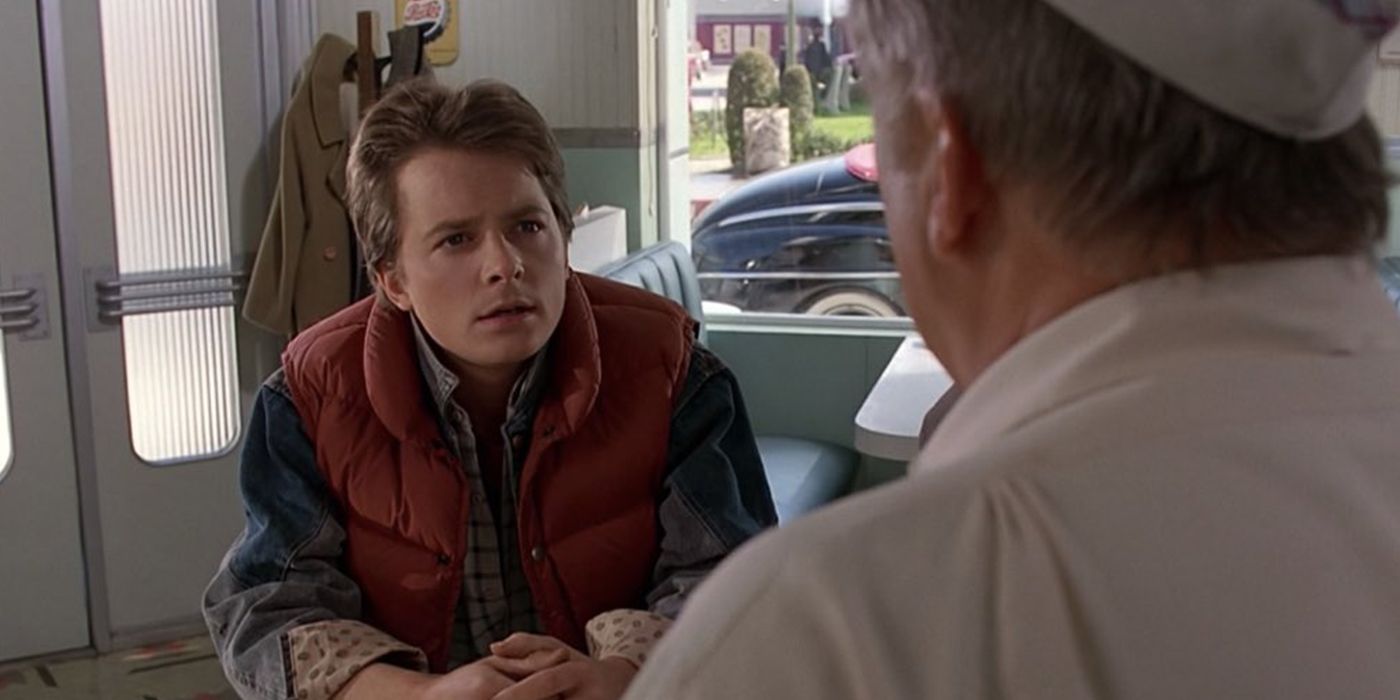 marty mcfly ordering a pepsi free in back to the future