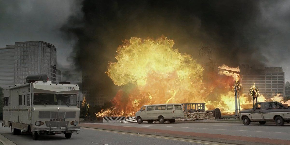 CDC Explosion in The Walking Dead