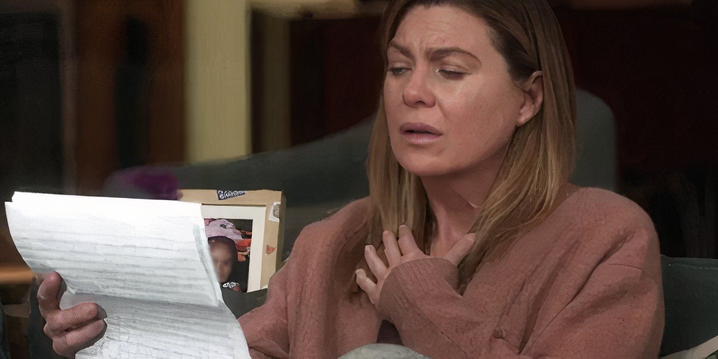 Meredith reads Alex's goodbye letter on Grey's Anatomy