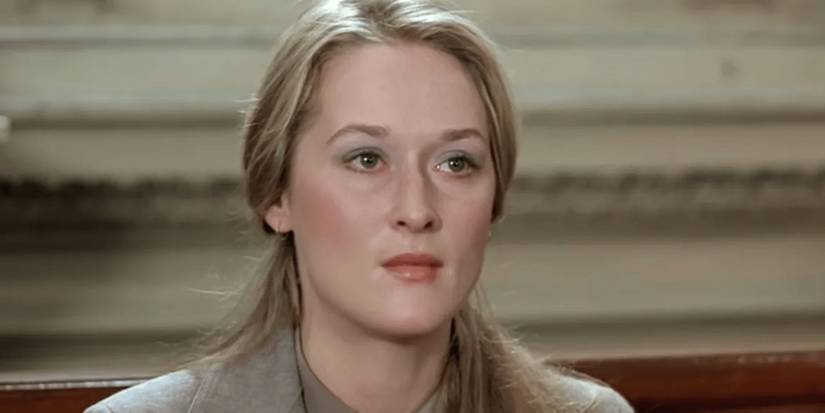 Meryl Streep as Joana Kramer looking angry in Kramer vs Kramer.