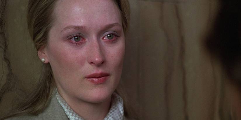 Joanna (Meryl Streep) crying in Kramer vs Kramer.