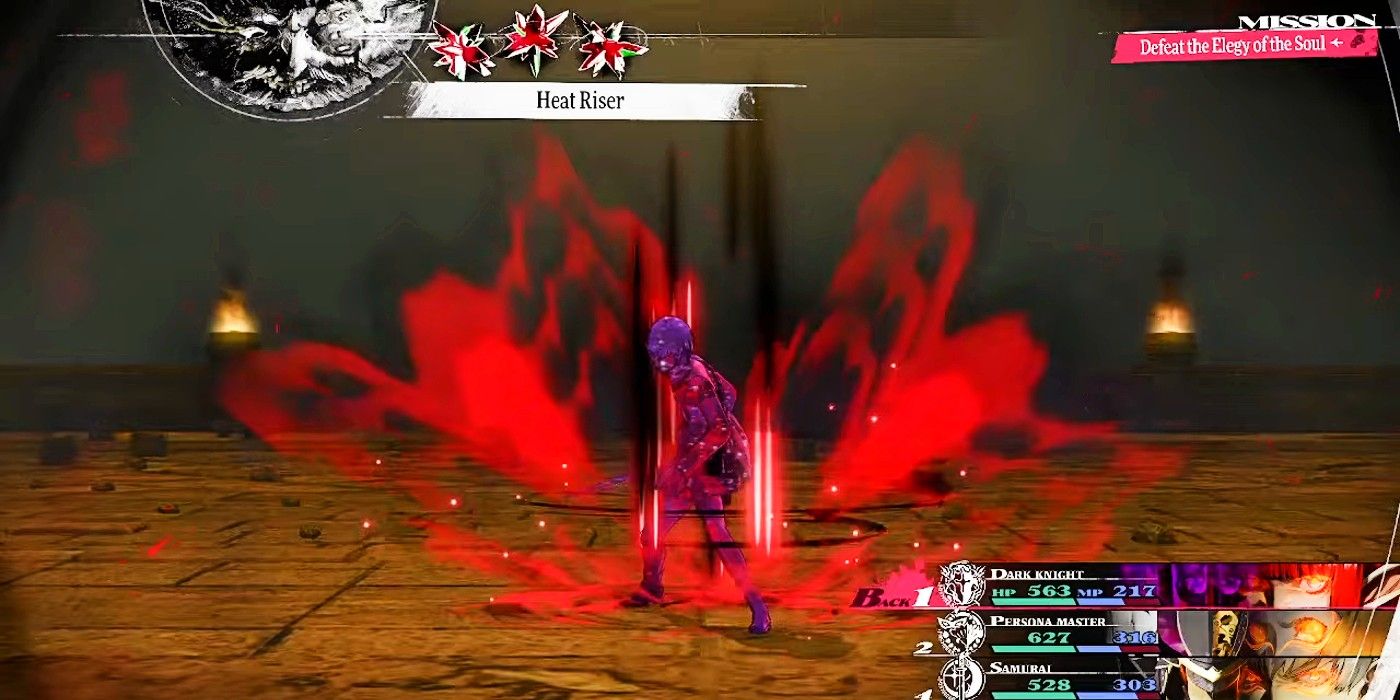 La metáfora del ataque de ReFantazio Elegy of Soul Boss Battle