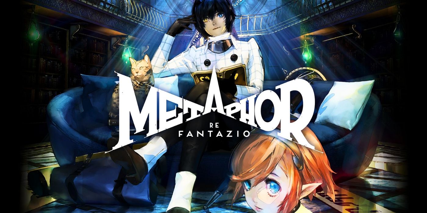 Metaphor ReFantazio key art showcasing the protagonist and Gallica with the game's logo