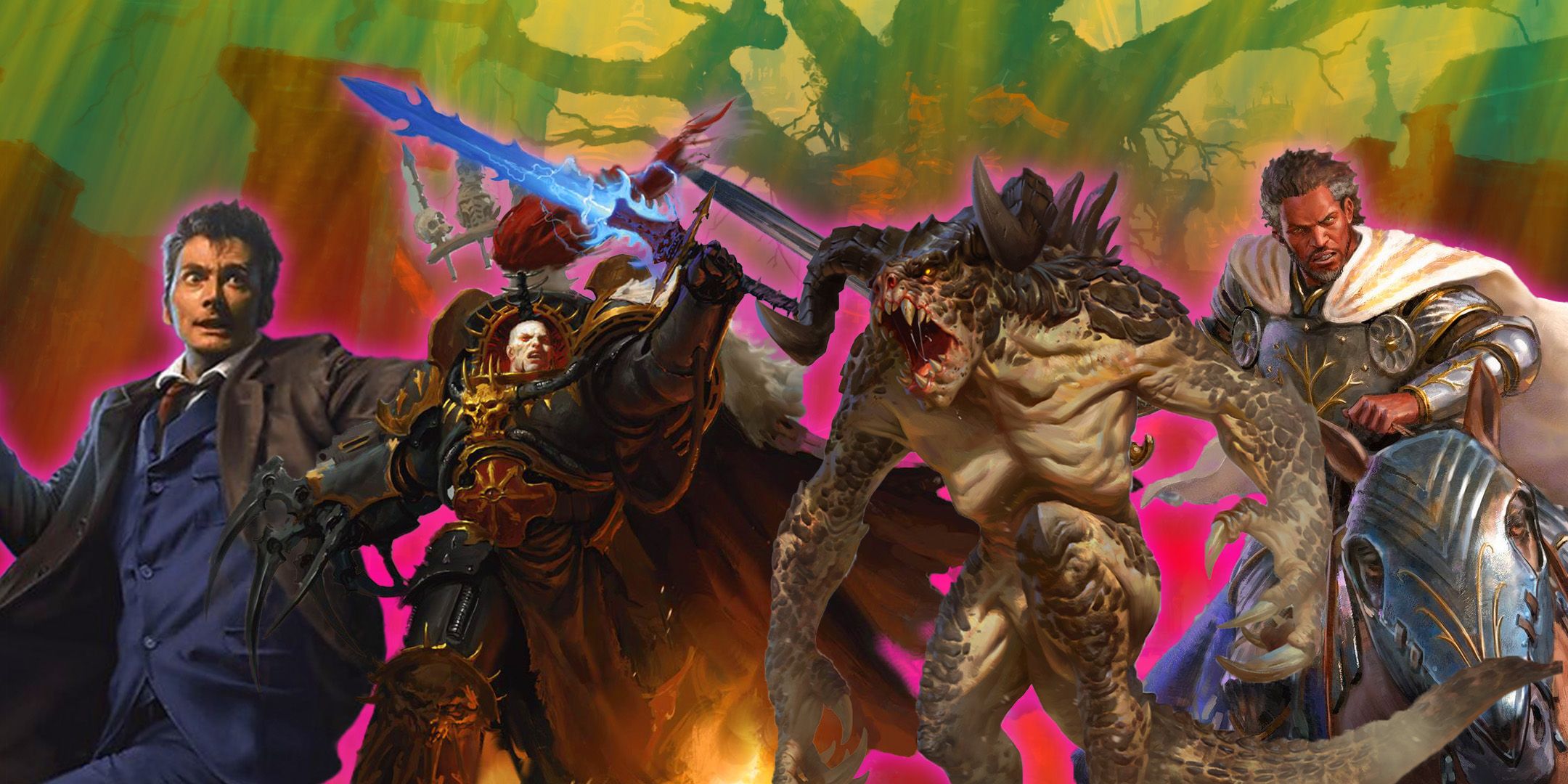 Multiple MtG Universes Beyond Crossover characters in a row.