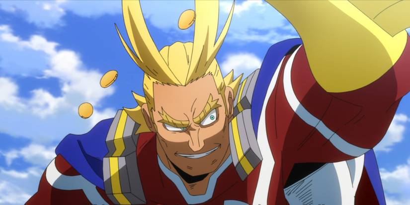 Dark Might dons All Might's costume in You're Next.