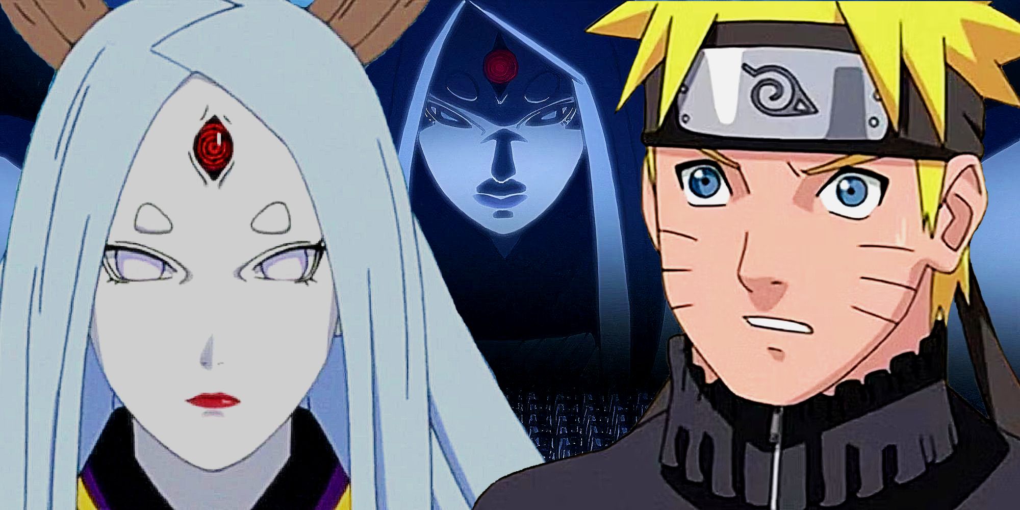 Naruto and Kaguya before Kayuga's White Zetsu Army