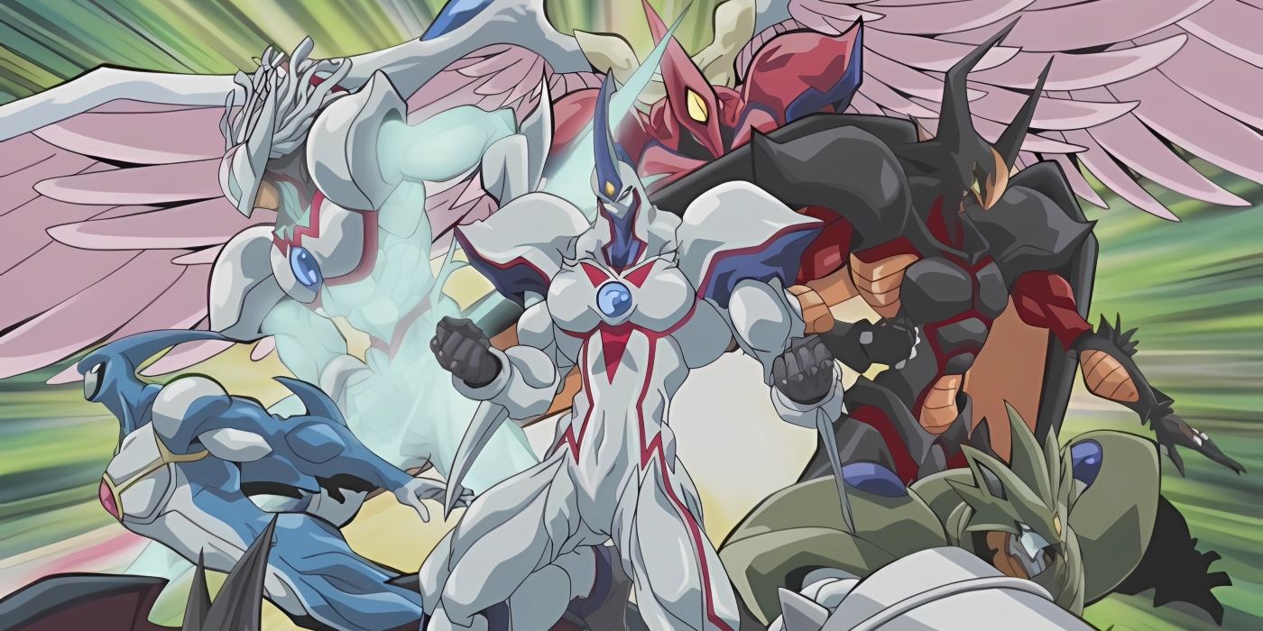 Elemental Hero Neos and his Fusions with the other Neo Spacians.