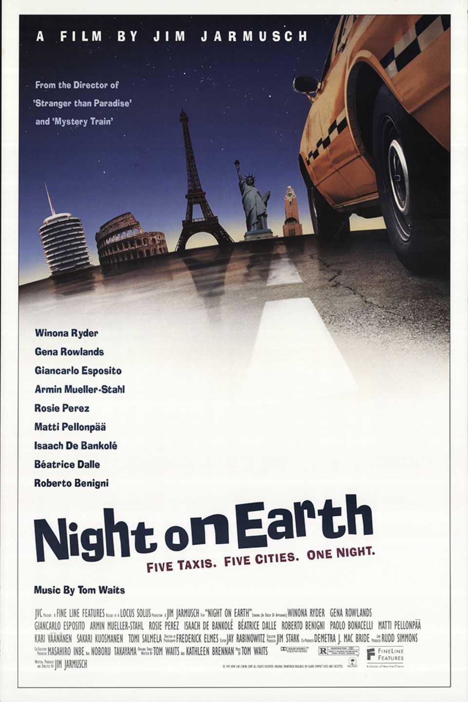 Night on Earth (1991) - Poster
