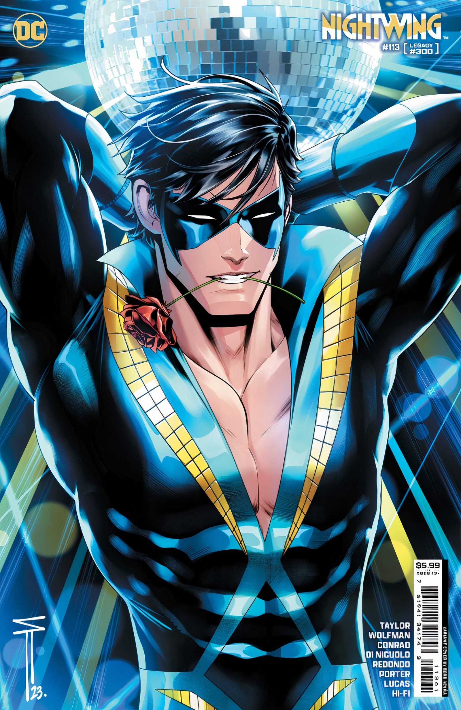 Nightwing #113 Discowing suit-1