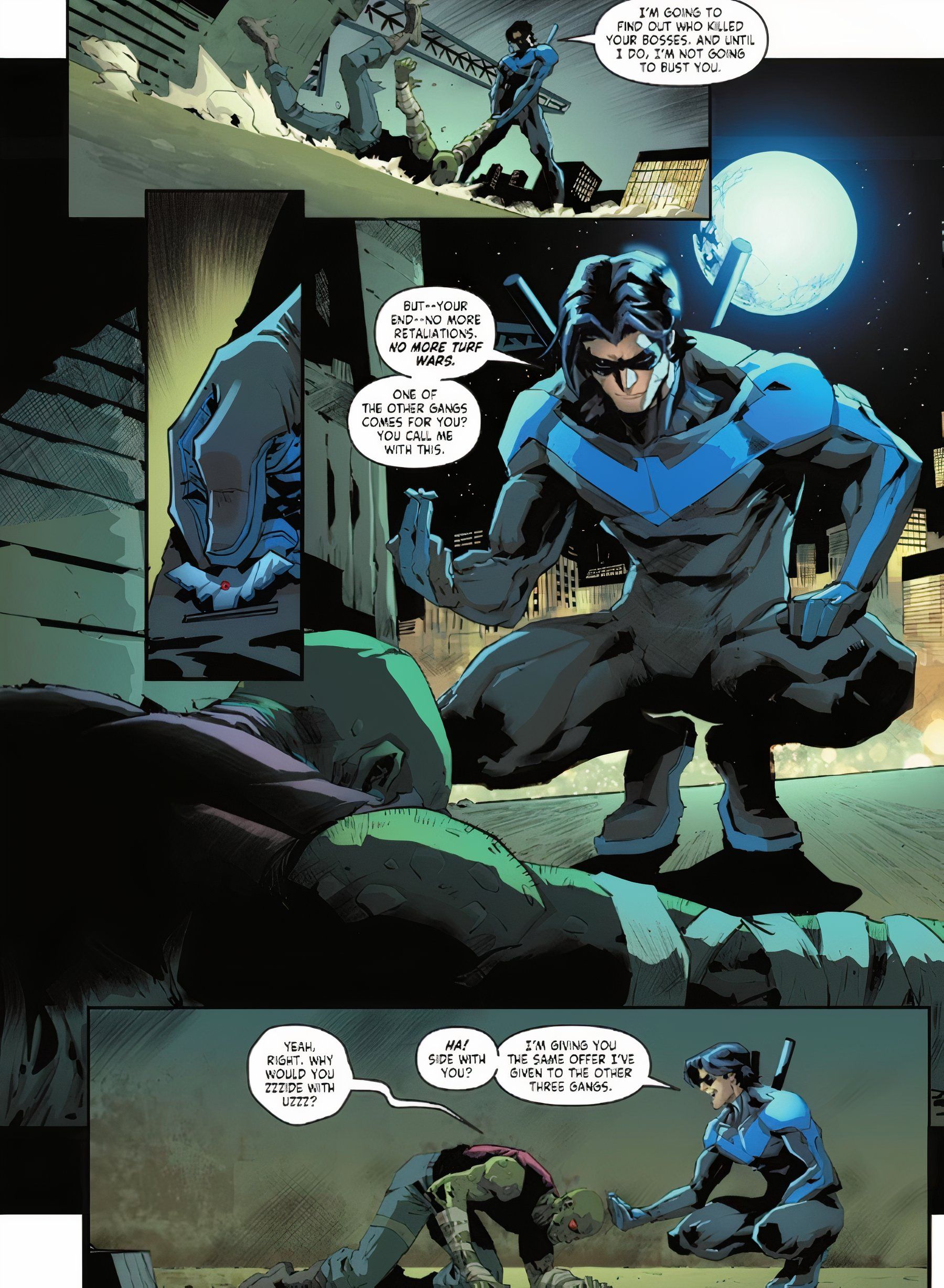 Oferta da gangue Nightwing #119