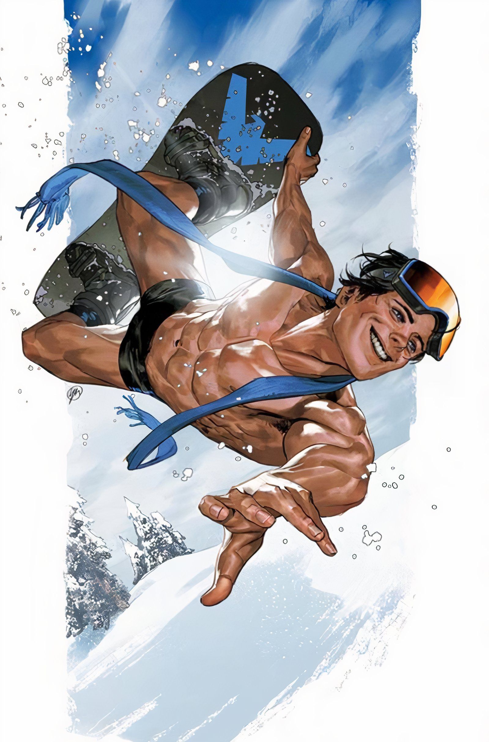 Capa variante do clima do suéter Nightwing # 122