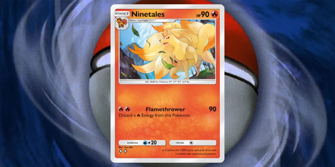 Ninetales del juego móvil Pokémon TCG Pocket