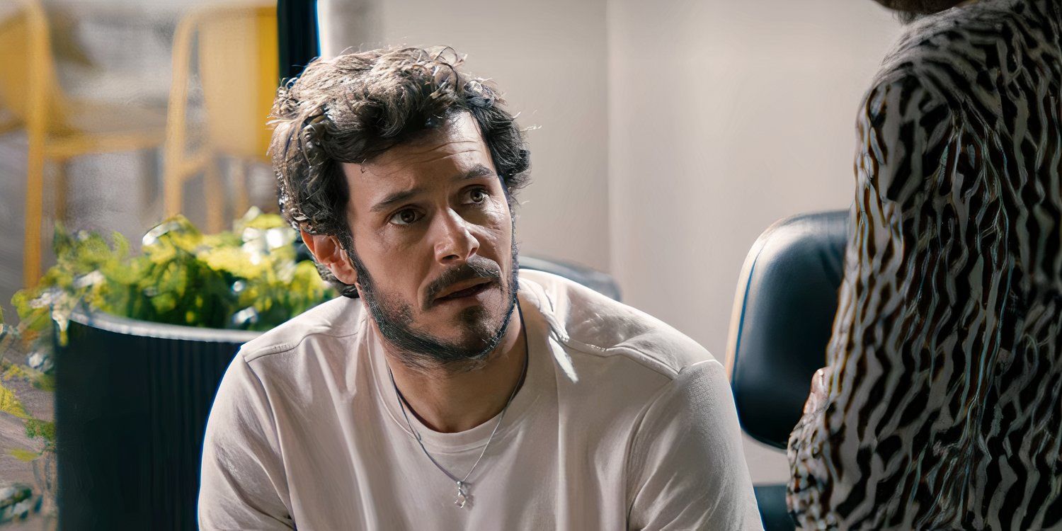 Noah, played by actor Adam Brody, in the Netflix series Nobody Wants This. 