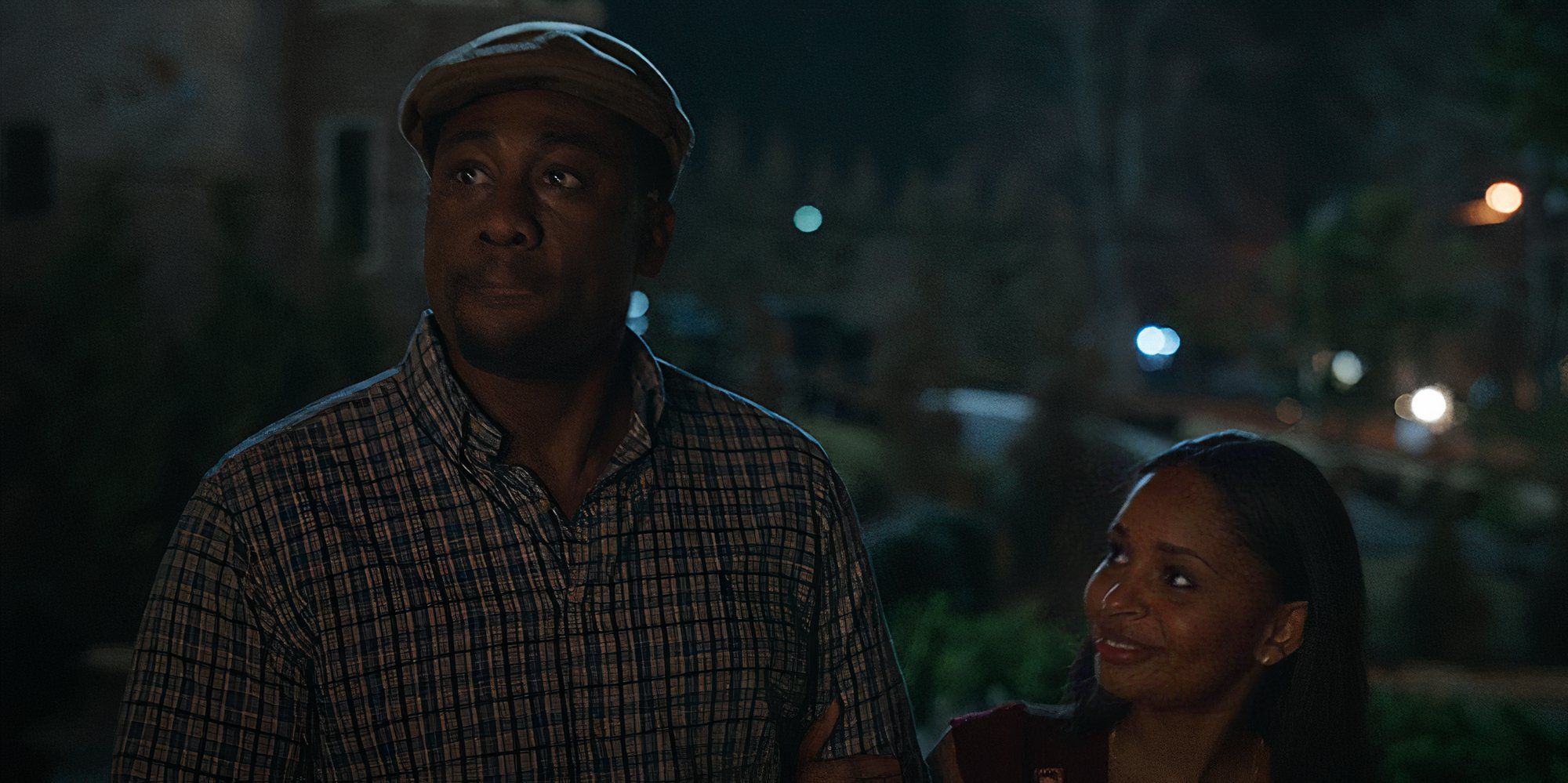 Odin Lloyd and Shaena Jenkins in American Sports Story episode 8