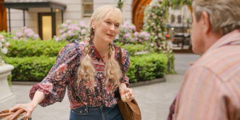 Meryl Streep as Loretta tells Oliver she wants to cancel the wedding in Only Murders in the Building Season 4 Ep 10