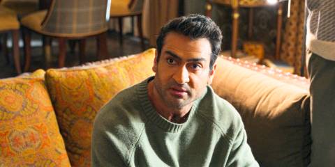 Rudy Thurber (Kumail Nanjiani) looking puzzled in Only Murders in the Building Season 4 Episode 6