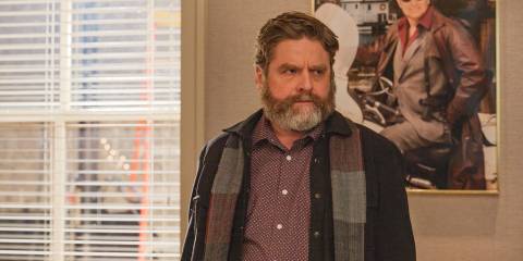 Zach Galifianakis casting a suspicious glance in Only Murders in the Building Season 4 Episode 8