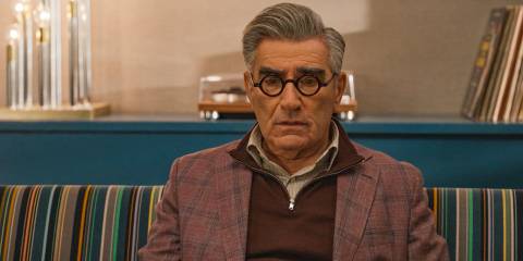 Eugene Levy looking thoughtful in Only Murders in the Building Season 4 Episode 8