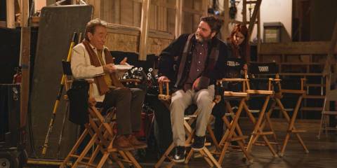 Oliver (Martin Short) and Zach Galifianakis talking about their marriages in Only Murders in the Building Season 4 Episode 8