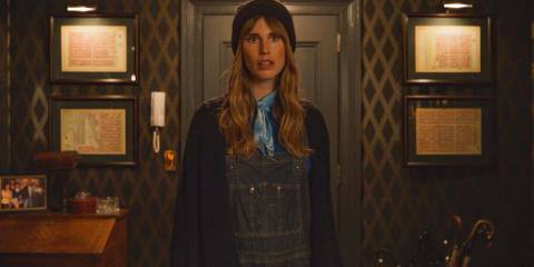 Helga (Alexandra Templer) a member of the Westies in Only Murders in the Building Season 4 Episode 8