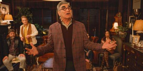 Eugene Levy acting as if he is furious in Only Murders in the Building Season 4 Episode 8