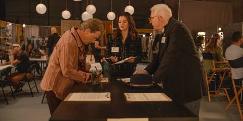 Oliver, Mabel, and Charles get ready to nail their audition in Only Murders in the Building Season 4 Episode 9