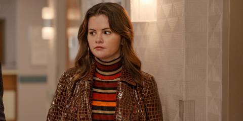 Mabel (Selena Gomez) looking puzzled in Only Murders in the Building Season 4 Episode 9