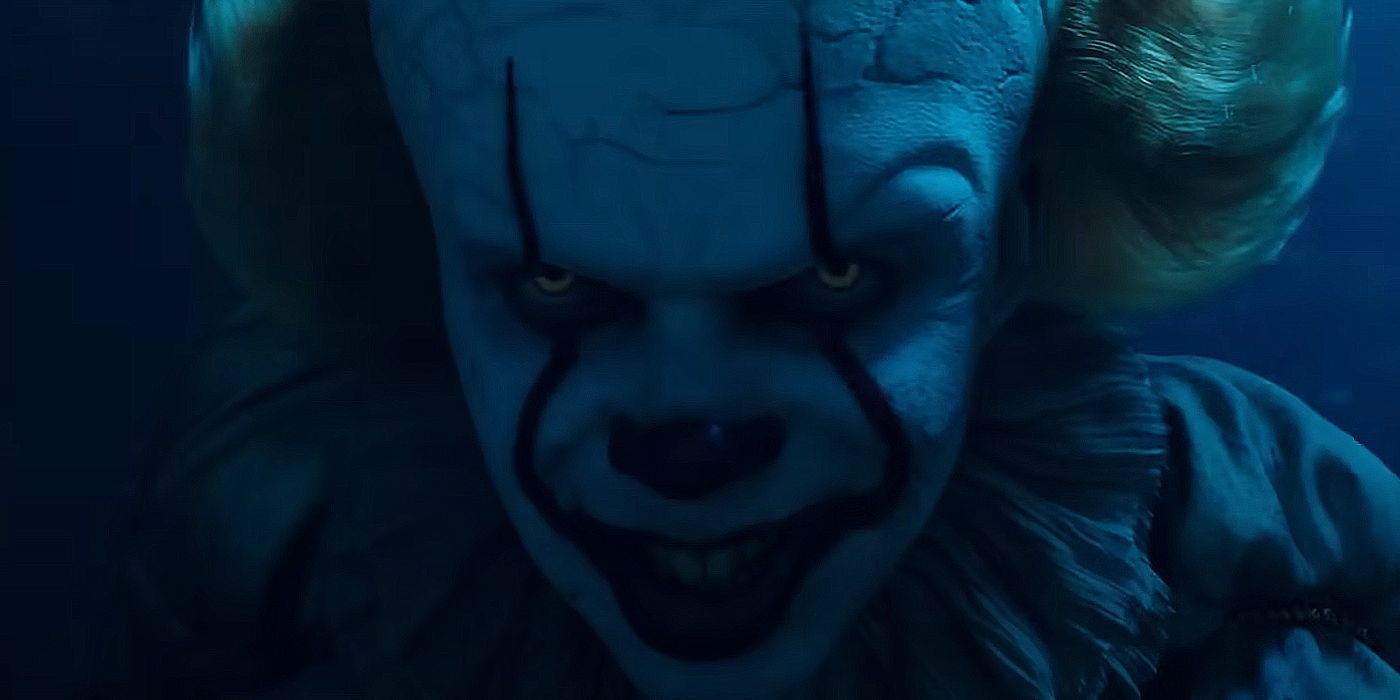 Pennywise quote scene 'I Am the Eater of Worlds' in Chapter Two (2019)