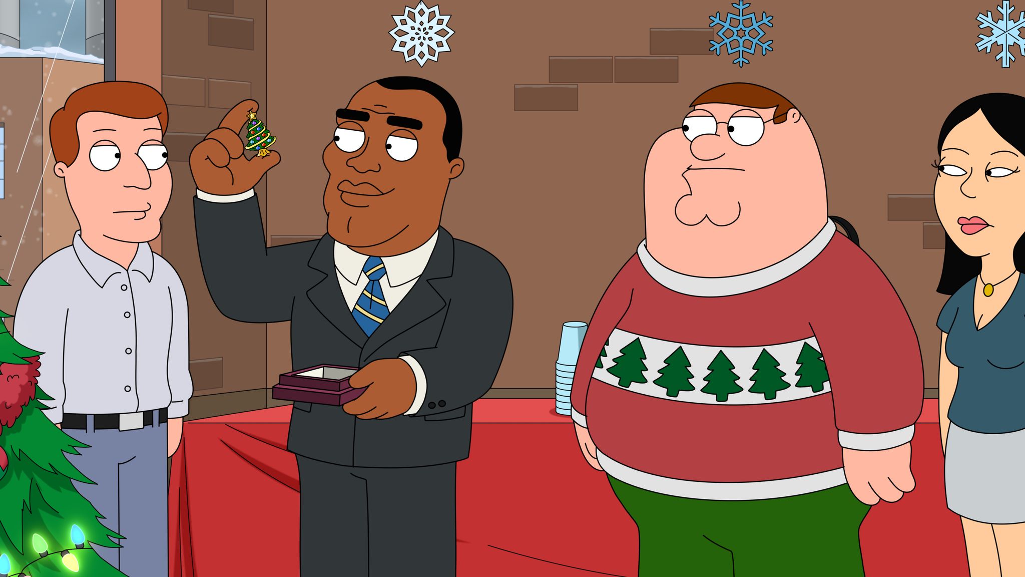 Los Griffin se sumergen en el espíritu navideño en las nuevas imágenes especiales navideñas de Family Guy