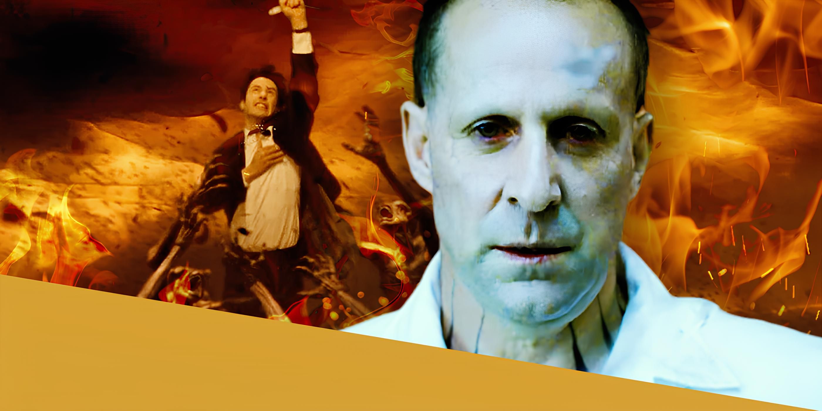 Peter Stormare in Constantine as the Devil Next to Keanu Reeves as John Constantine