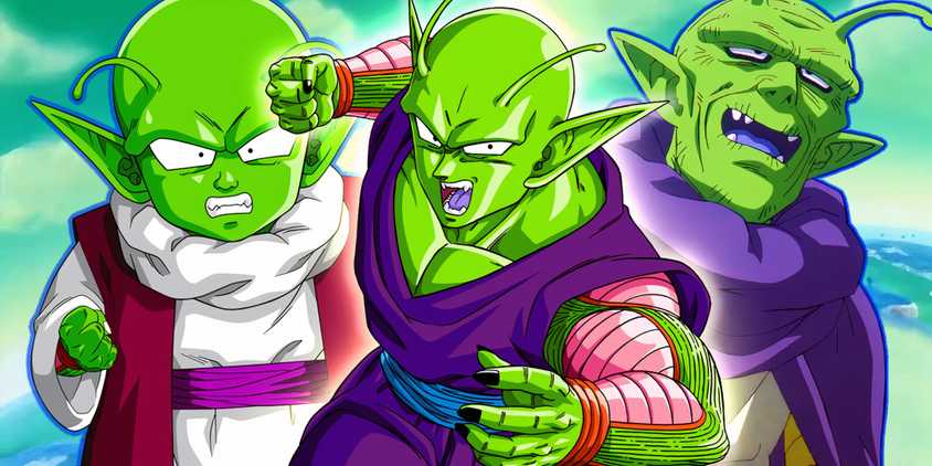 piccolo from dragon ball with a white glow around him in the center