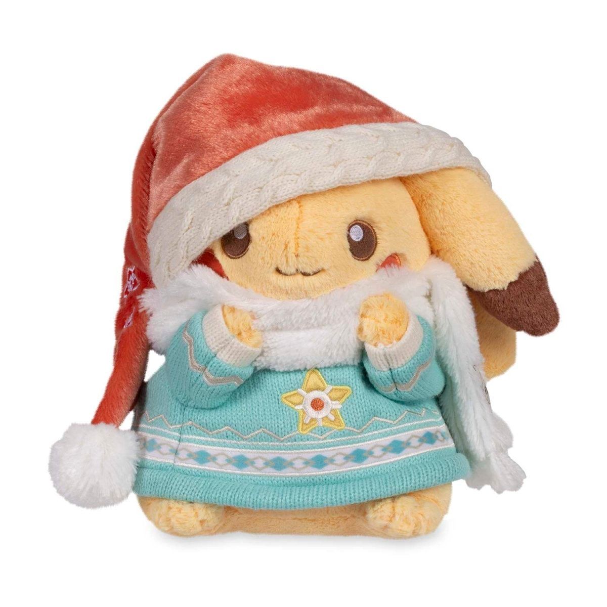 El peluche navideño Pikachu Pokémon puede ser el más lindo que jamás hayamos visto