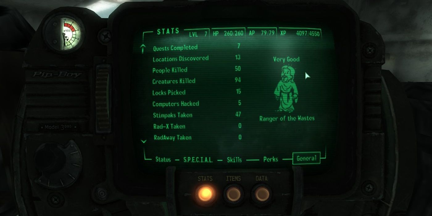 Explicación del karma de Fallout 3