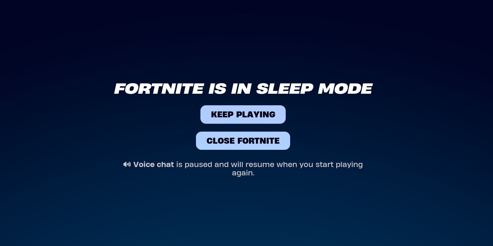 What Is Sleep Mode In Fortnite & How To Turn It Off