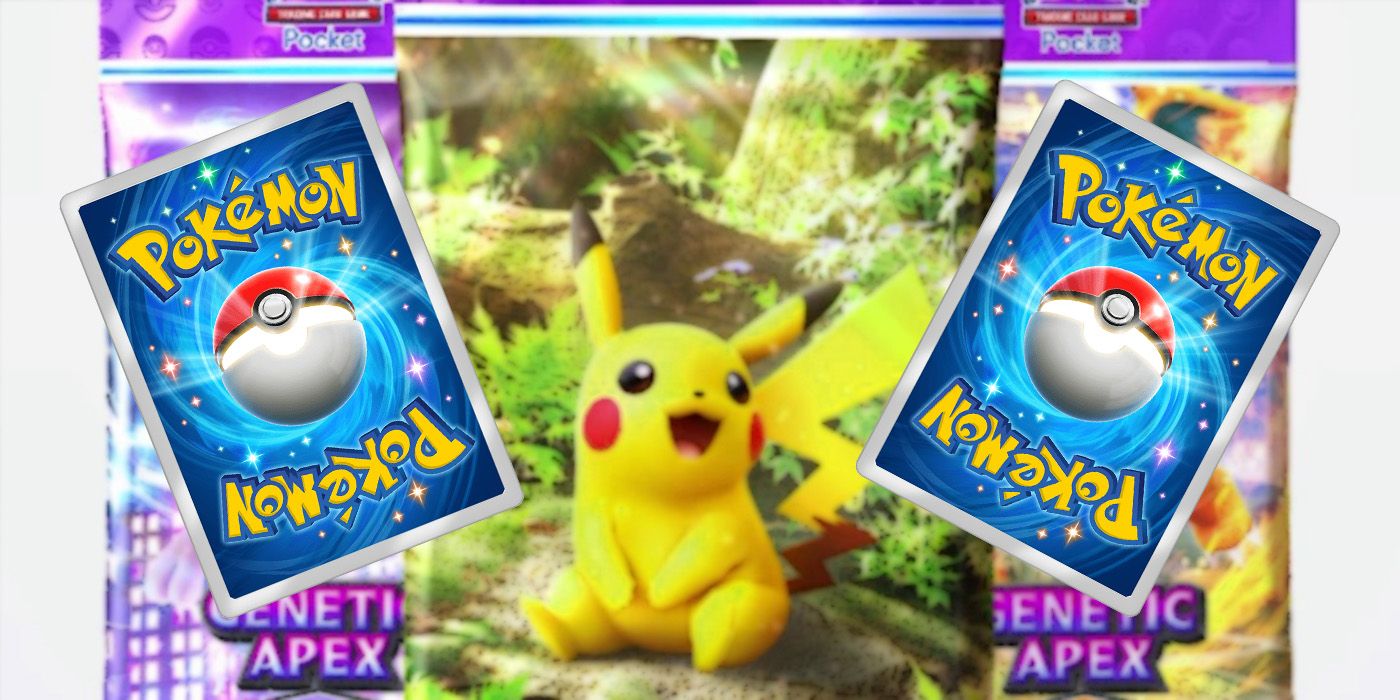 Pokemon TCG Pocket image showing card backs from the mobile game.