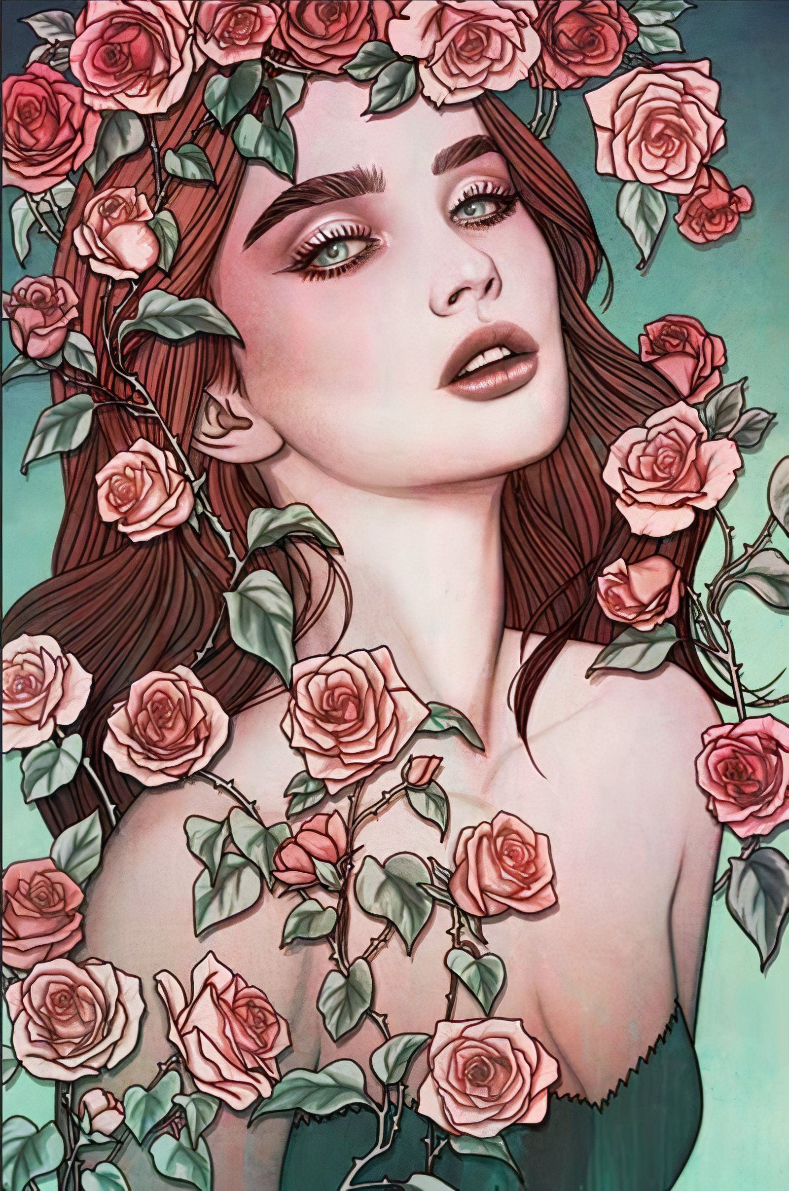 Poison Ivy # 29 Portada variante completa