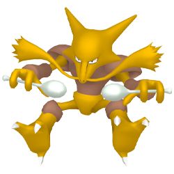 Sprite Alakazam em Pokémon GO