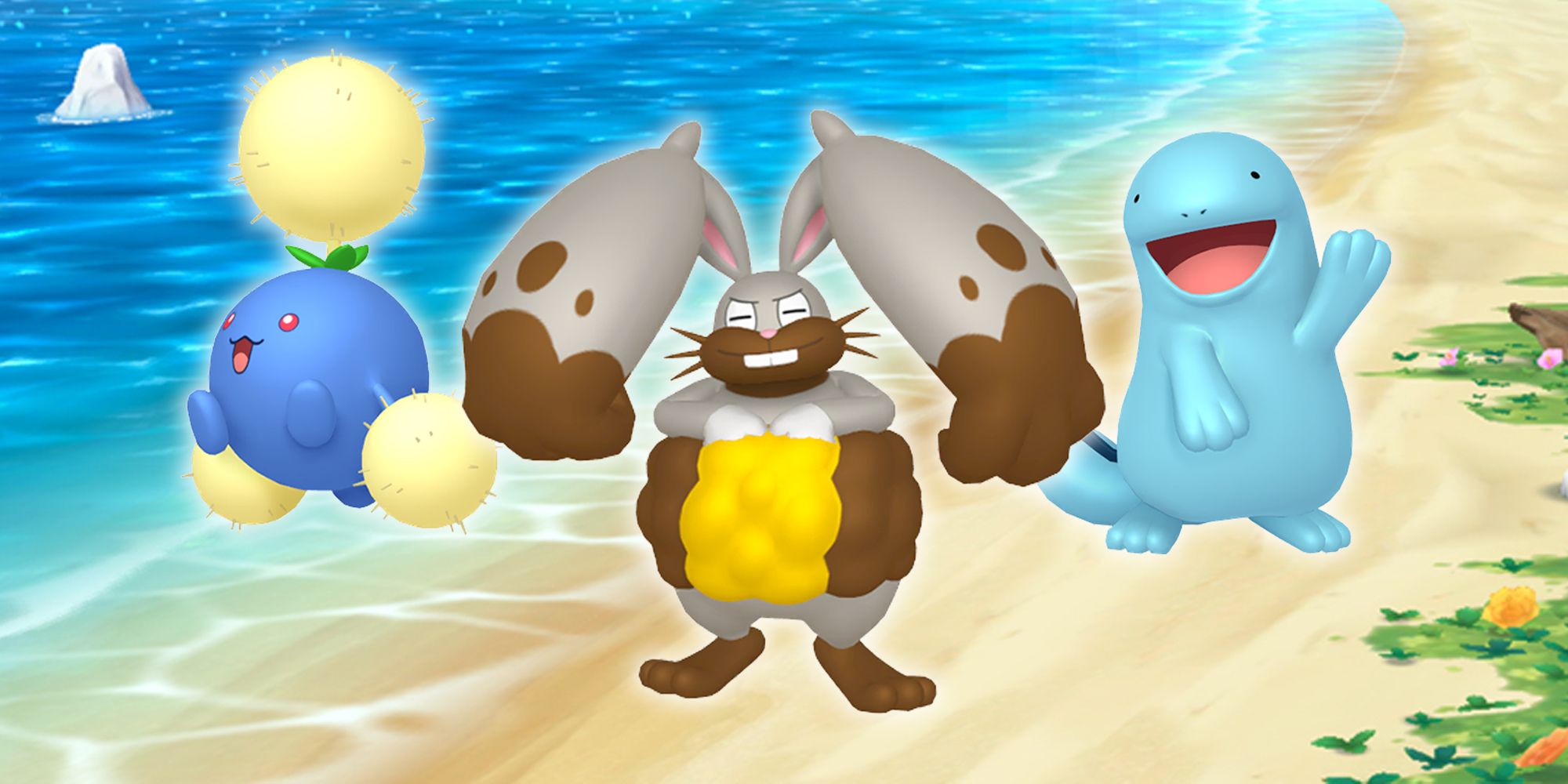 Jumpruff, Digazbee, and Quagsire appear on Pokemon GO Sunshine Cup Best Team