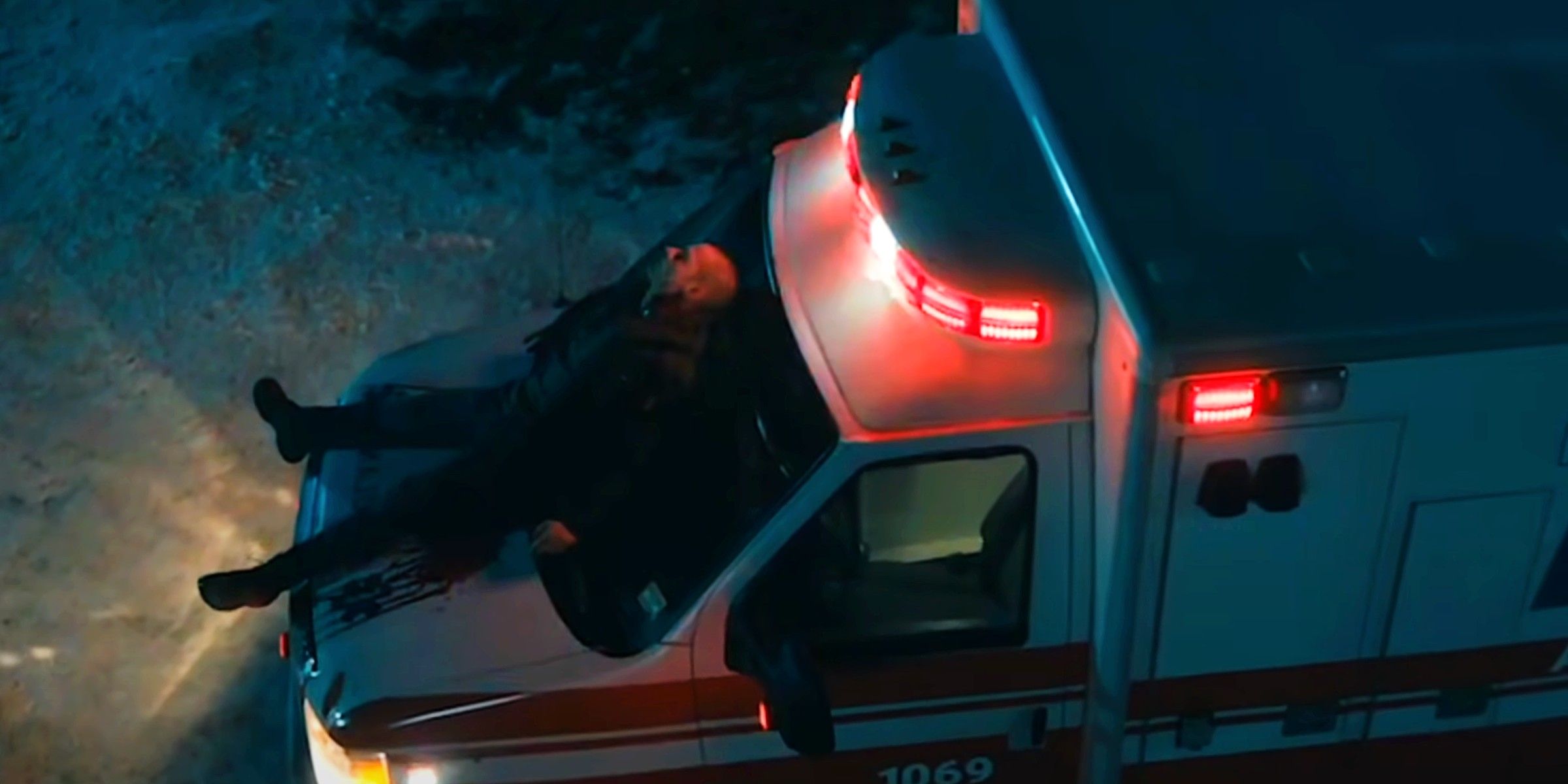 Pinned by Randall in the ambulance car in From Season 3, Episode 4