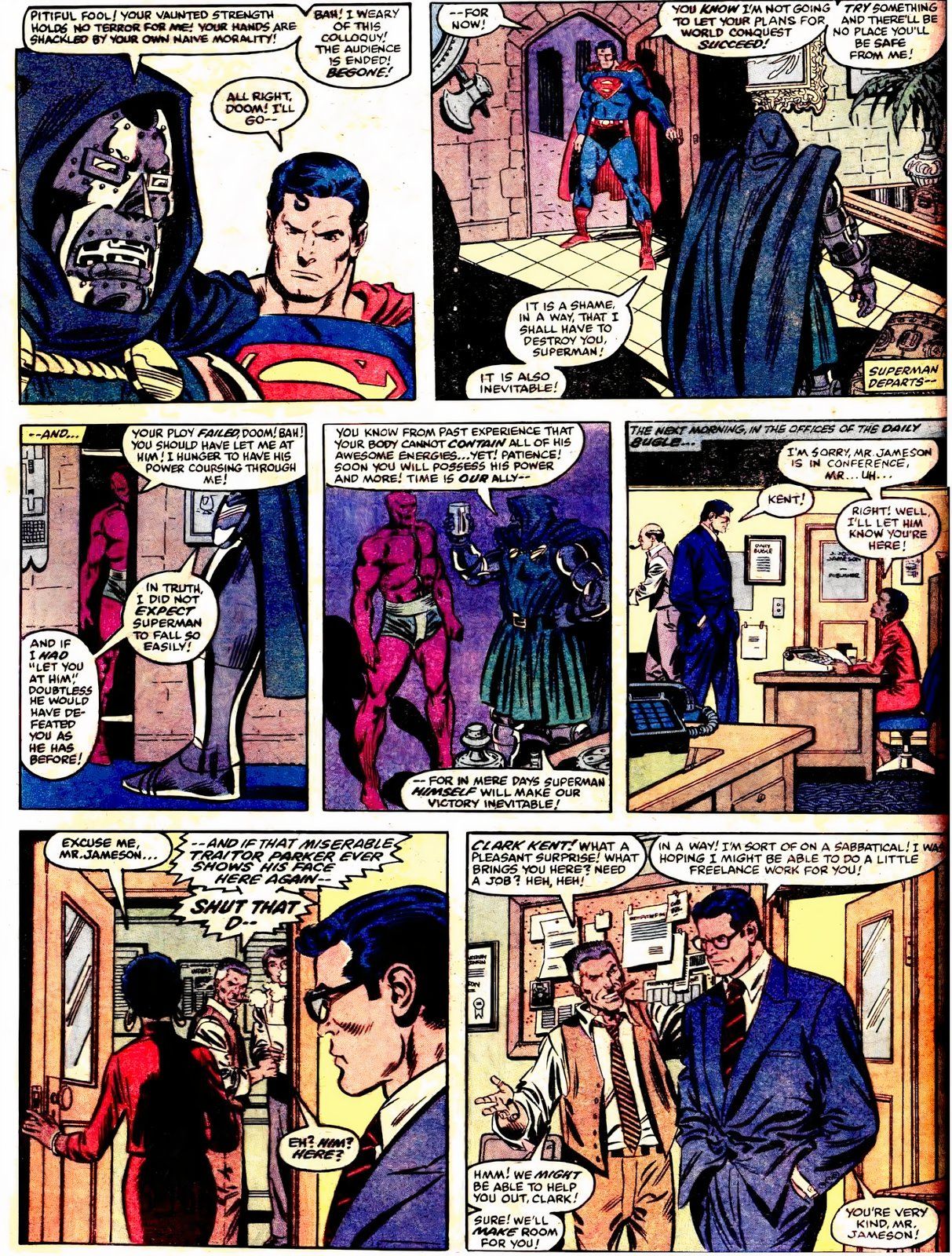 Superman Is Beaten By Doctor Doom's Diplomatic Immunity