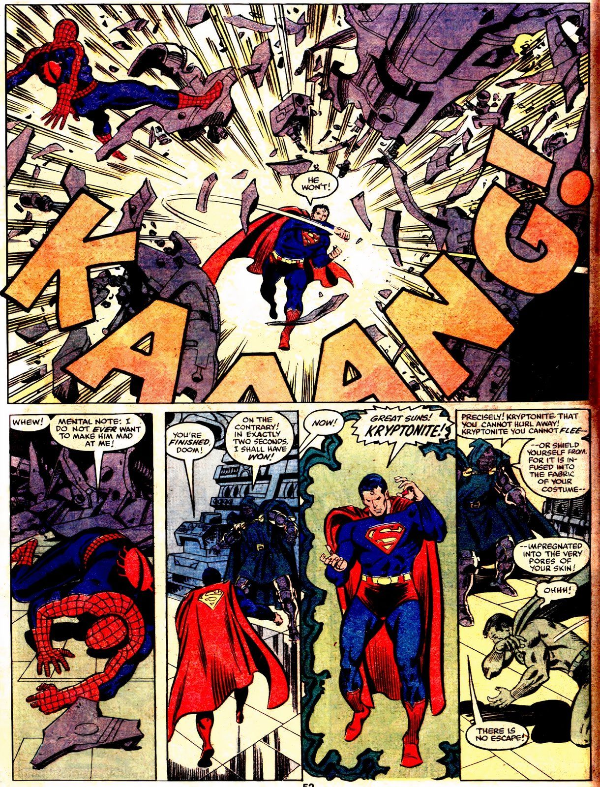 Superman Breaks Into Doctor Doom's Lab and Is Defeated By Kryptonite