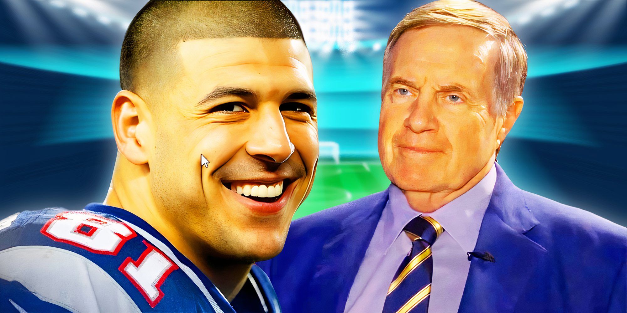 ¿Aaron Hernandez jugó como corredor de los Patriots como novato?