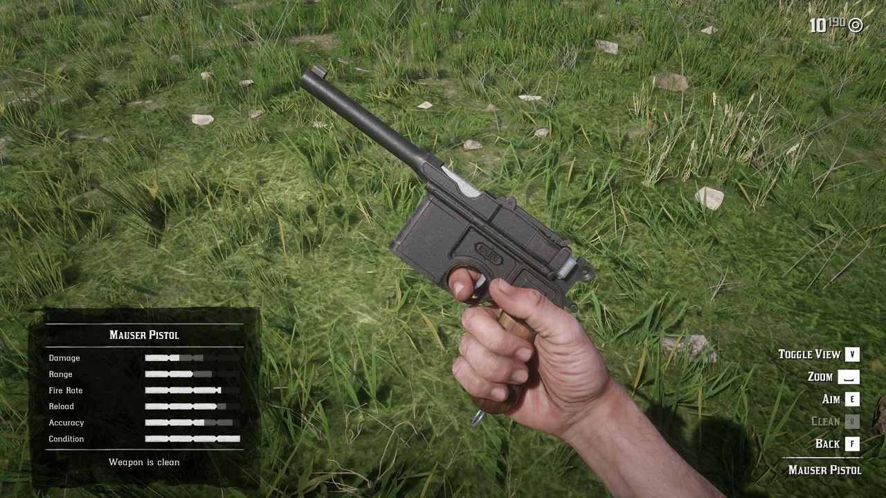 RDR2: Every Pistol & Revolver, Ranked Worst To Best