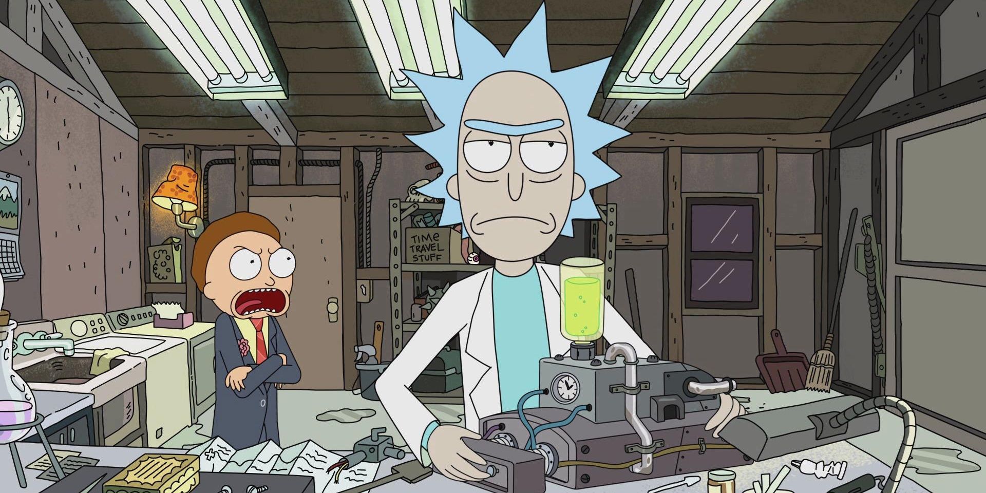 Rick seems impressed with Morty in Rick and Morty